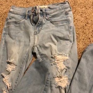 Pacsun ripped blue jeans